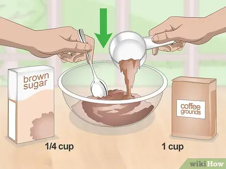 Where to apply coffee grounds
