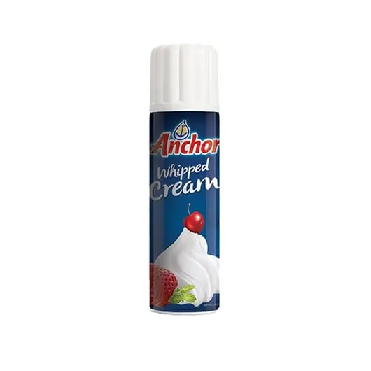 Whipped cream 28% fat, vanilla