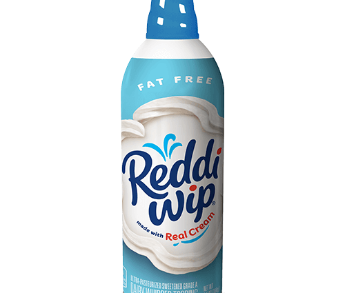 Whipped cream, fat-free 5% fat Reddi Wip