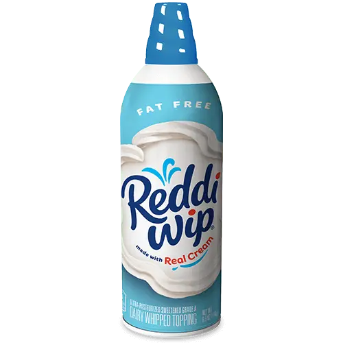 Whipped cream, fat-free 5% fat Reddi Wip