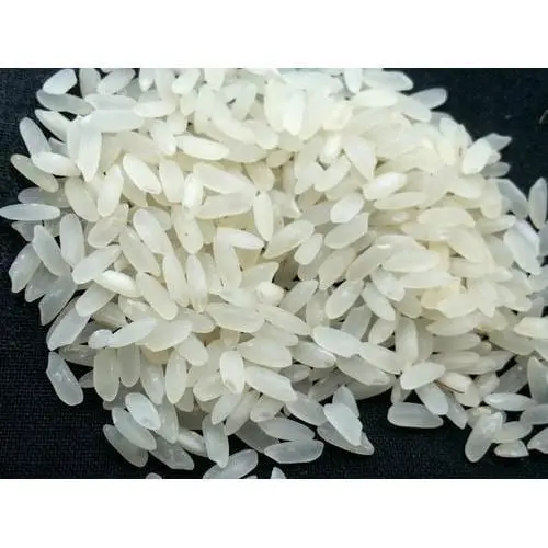 White short-grain rice, enriched, dry