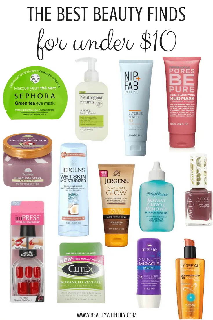 10 affordable health and beauty products