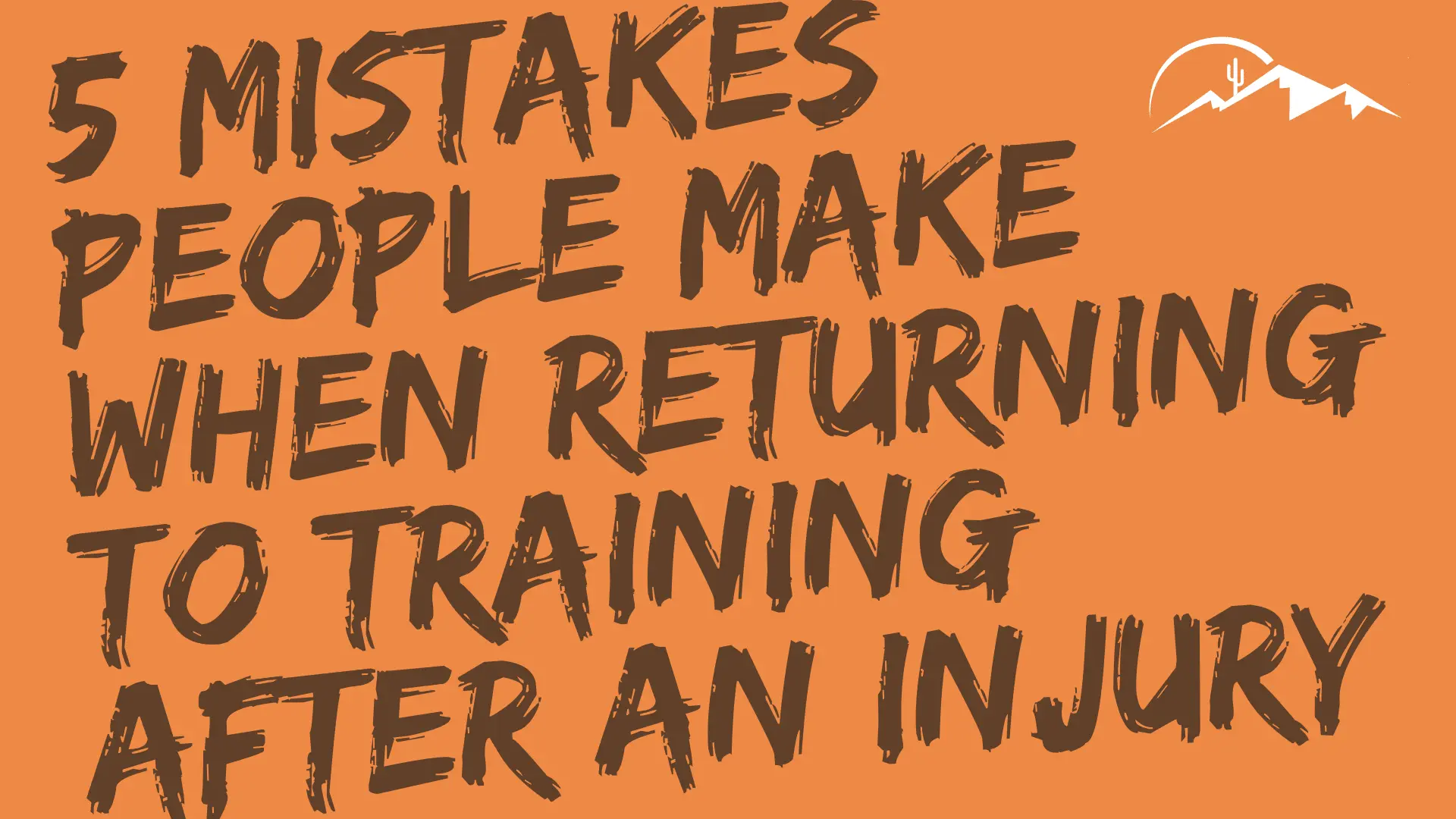 5 mistakes after training