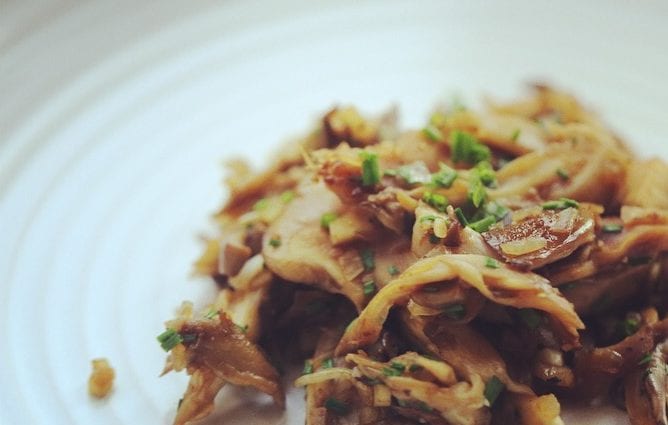 Is it possible to fry pickled and canned champignons in a pan