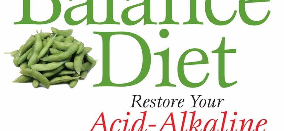 Balanseng diyeta: acid-base diet