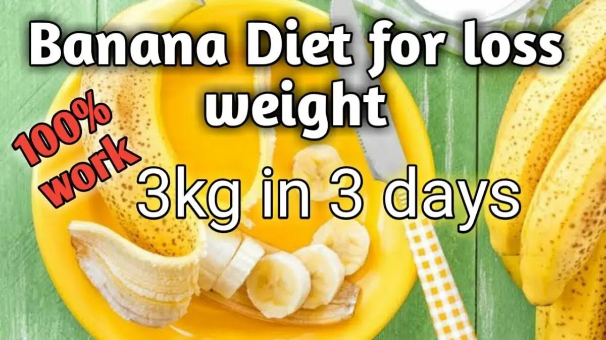 Banana diet &#8211; weight loss up to 3 kilograms in 3 days