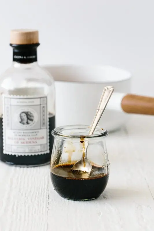 Boil down balsamic vinegar