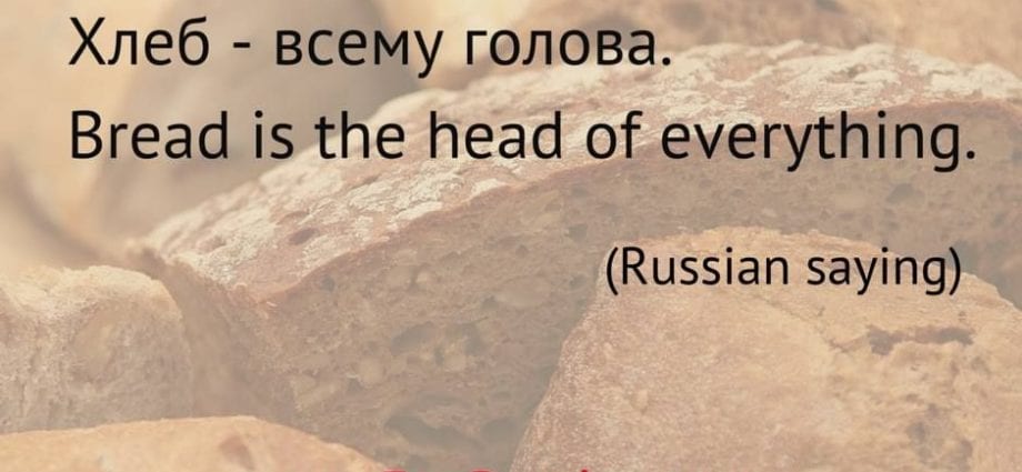 Bread is the head of everything. The value of proverbs in modern nutrition