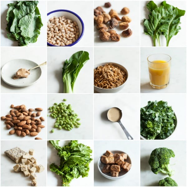 Calcium-rich foods for vegetarians
