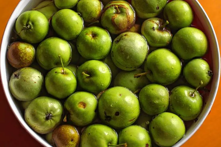 Can you make jam from unripe apples?