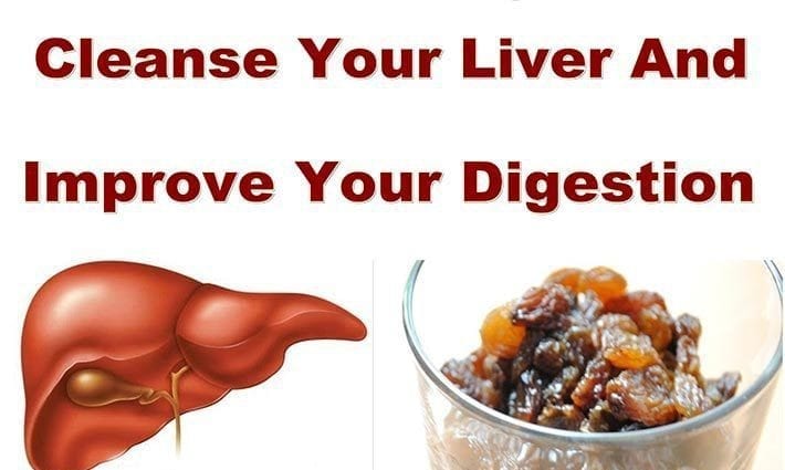 Cleansing the liver with raisins