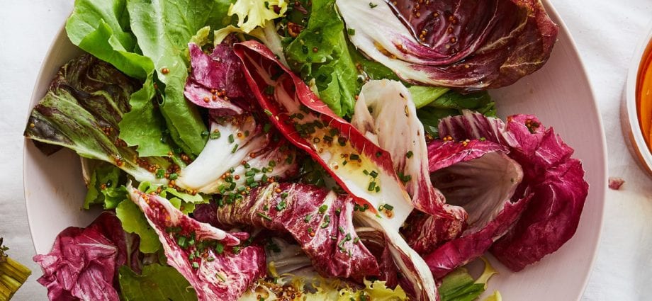 Kwit manje salad andiv