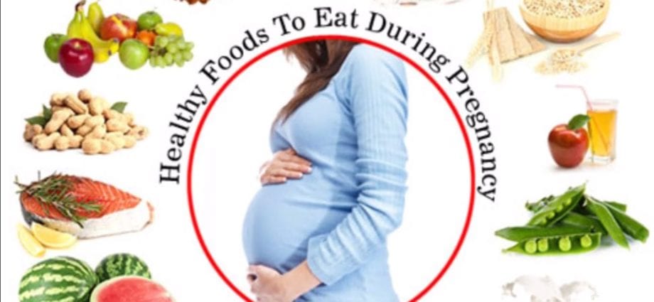 懷孕期間的食物