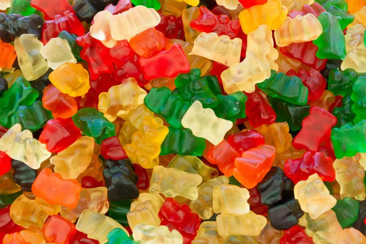 Gummy bears are sold in the USA, which are dangerous for children