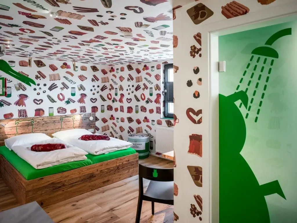 Hell for vegetarians: sausage hotel opens in Germany