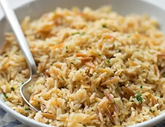 How long pilaf to cook?