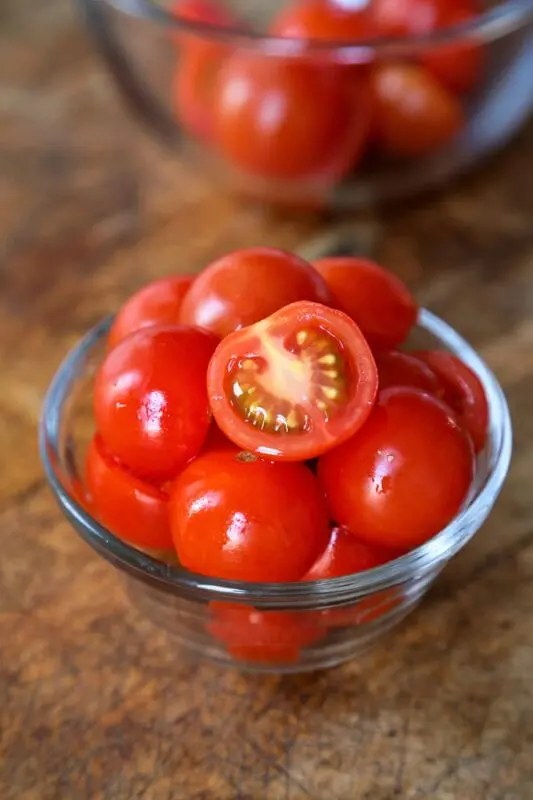 How long salt tomatoes?