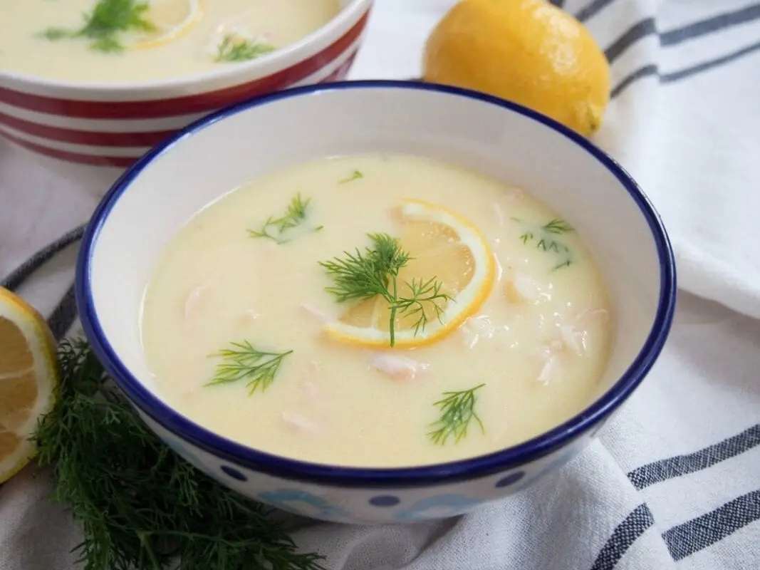 How long to cook avgolemono soup?