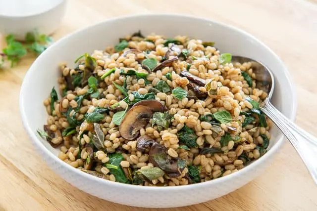 How long to cook barley for a side dish?