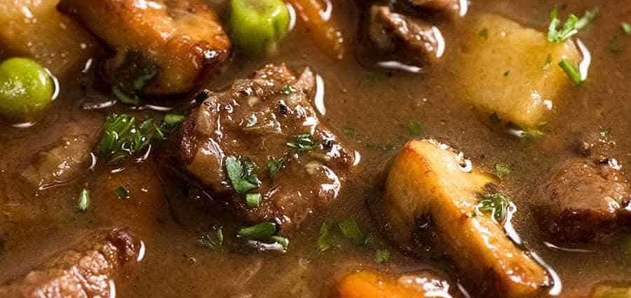 How long to cook beef for soup?