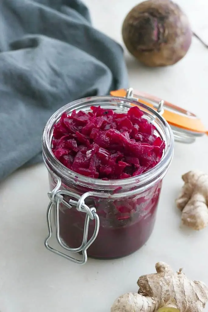 How long to cook beetroot relish?