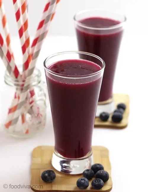 How long to cook blueberry juice?