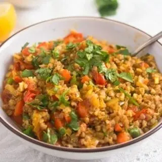 How long to cook buckwheat with vegetables?