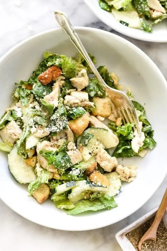 How long to cook Caesar salad