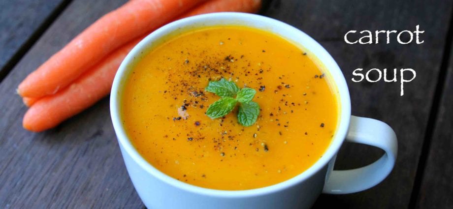 How long to cook carrot soup?