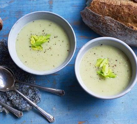 How long to cook celery soup?