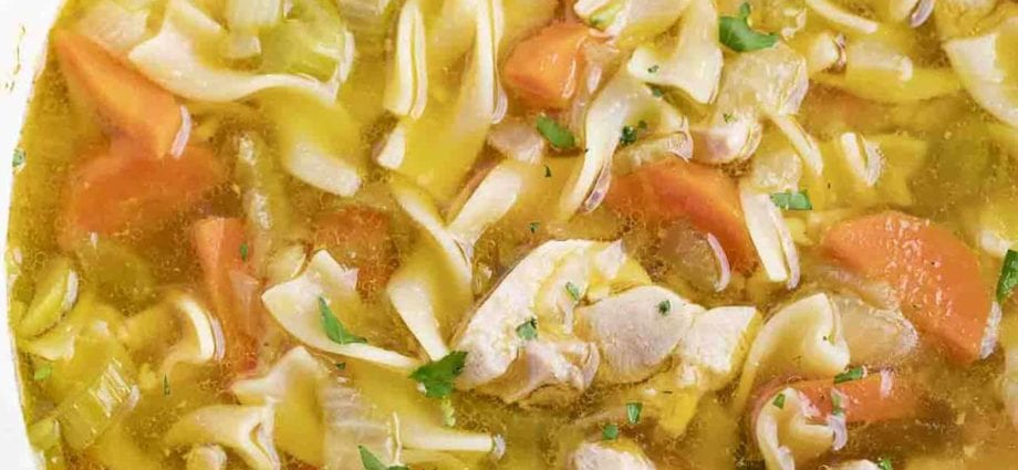 How long to cook chicken soup set?