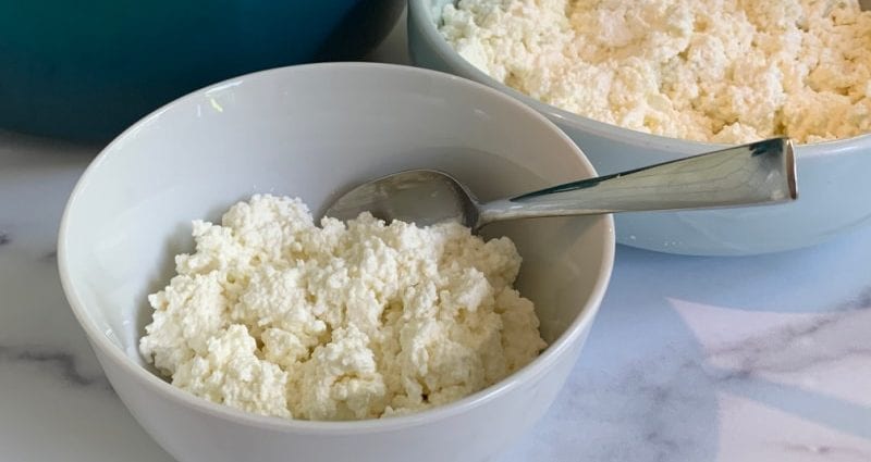 How long to cook cottage cheese from milk?