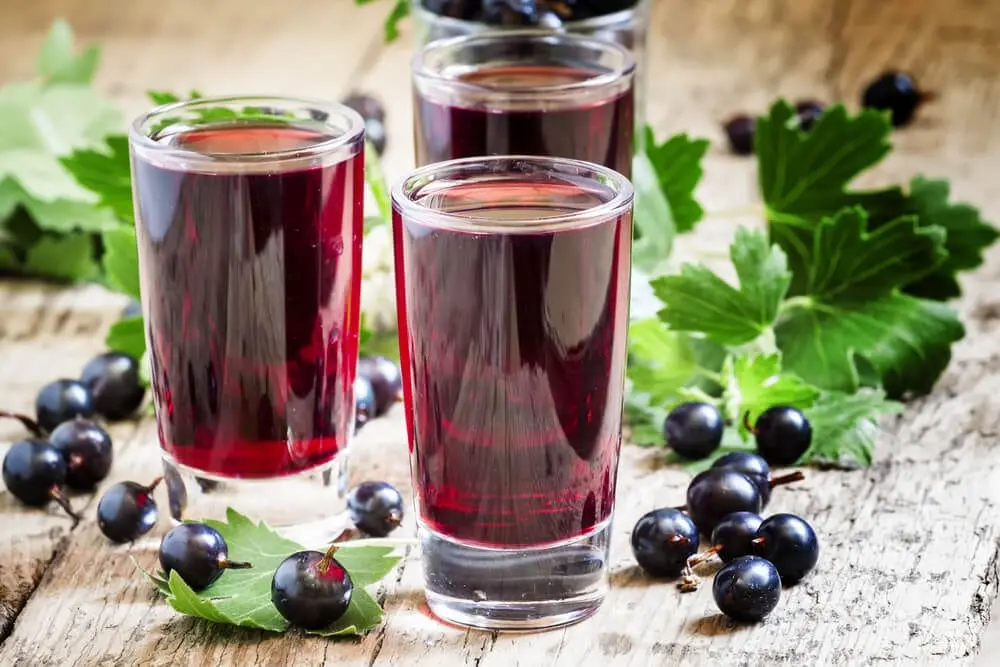 How long to cook currant fruit drink?