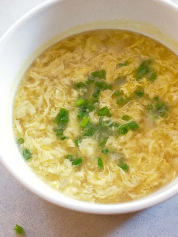 How long to cook egg soup?