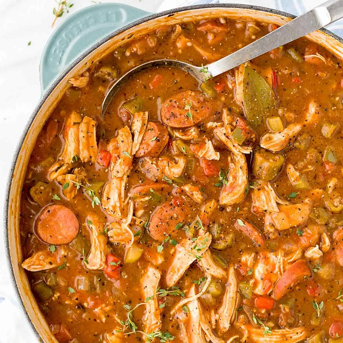 How long to cook gumbo soup?