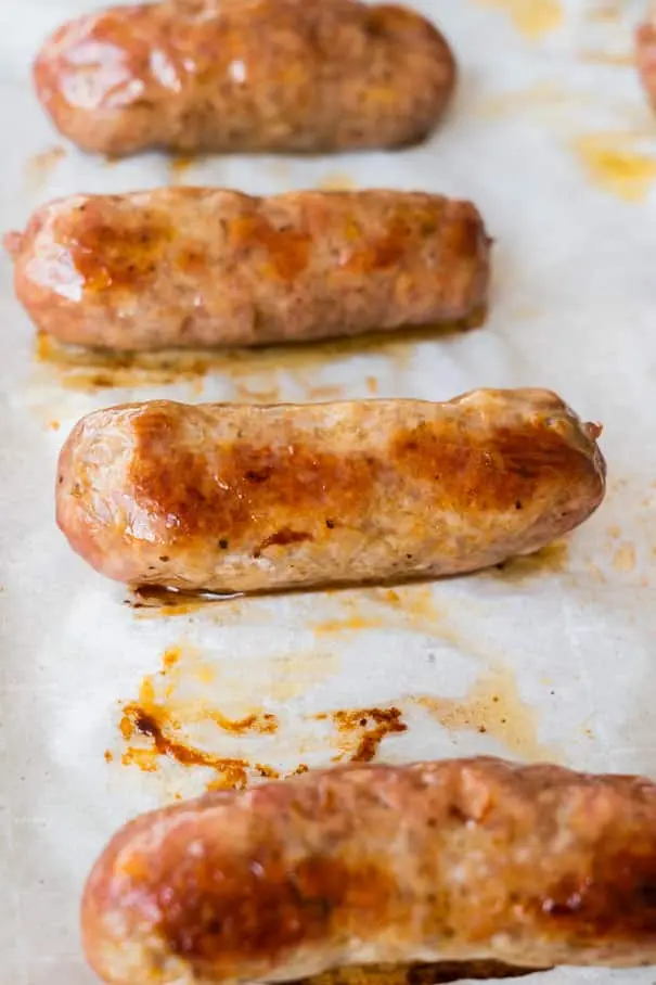 How long to cook homemade sausages?