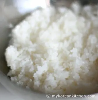 How long to cook Korean rice?