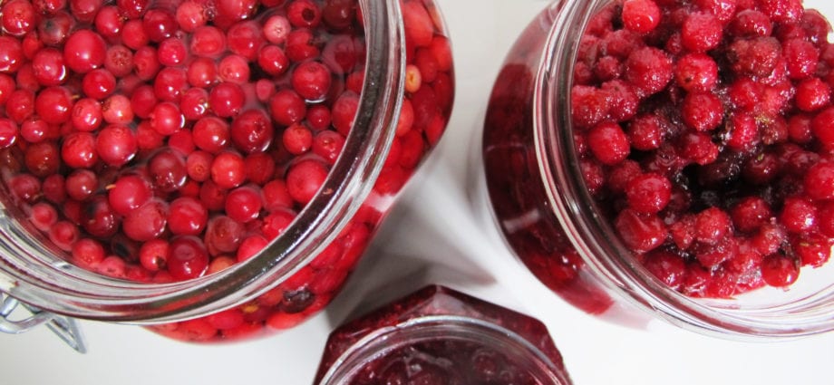 How long to cook lingonberry juice?