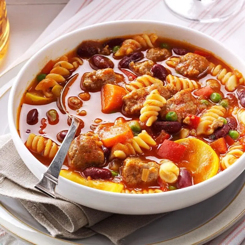 How long to cook pasta with stew