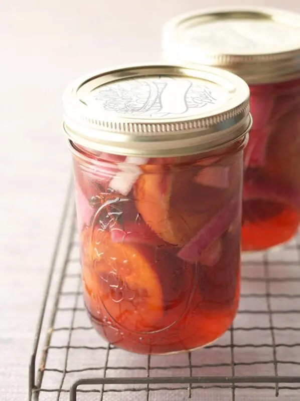 How long to cook pickling plums?