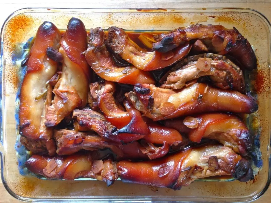 How long to cook pork tails