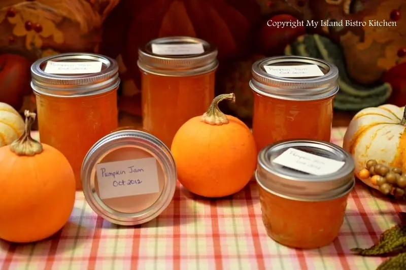 How long to cook pumpkin jam?