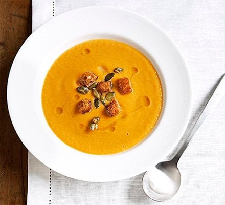 How long to cook pumpkin soup?