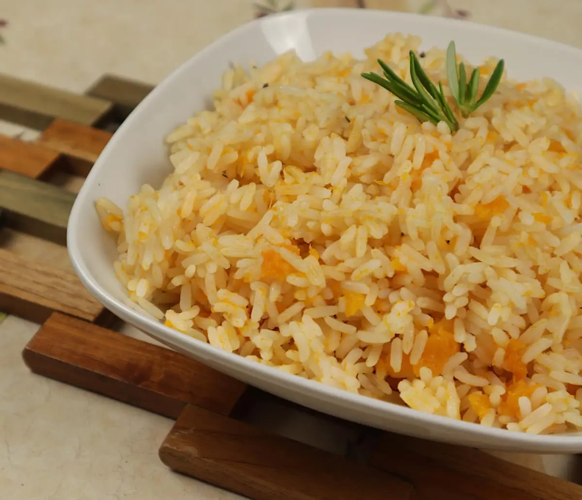 How long to cook rice with pumpkin?