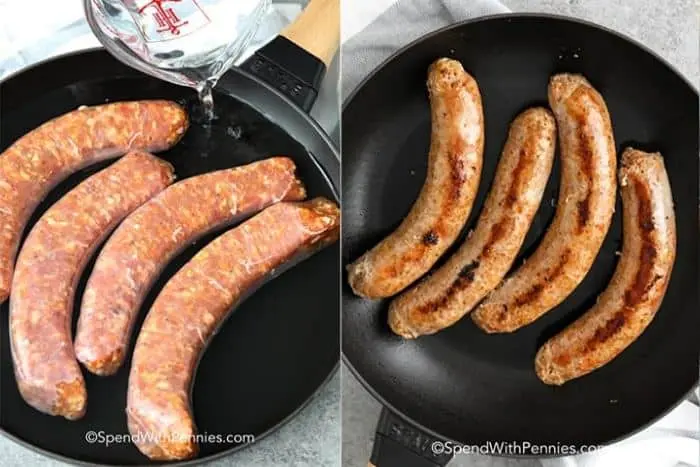 How long to cook sausage?