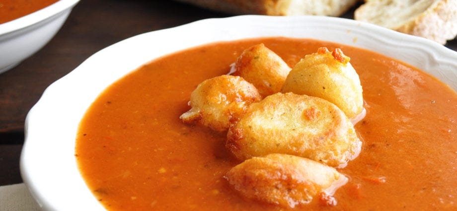 How long to cook soup with cheese curds?