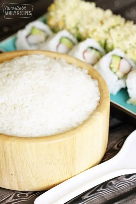 How long to cook sushi rice?