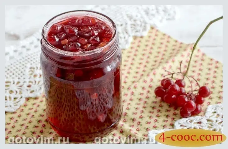 How long to cook viburnum jam?