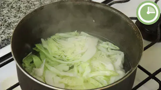 How long to cook white cabbage?