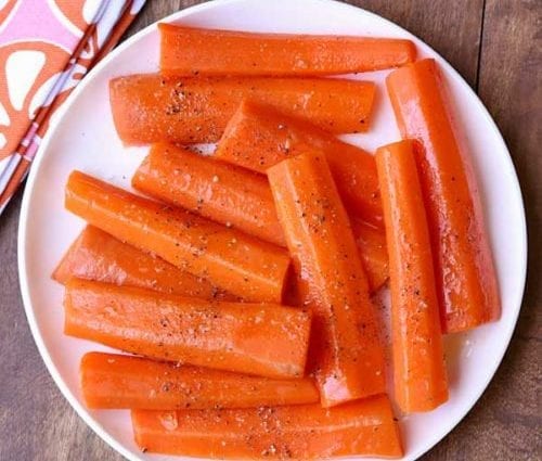 How long to steam carrots?